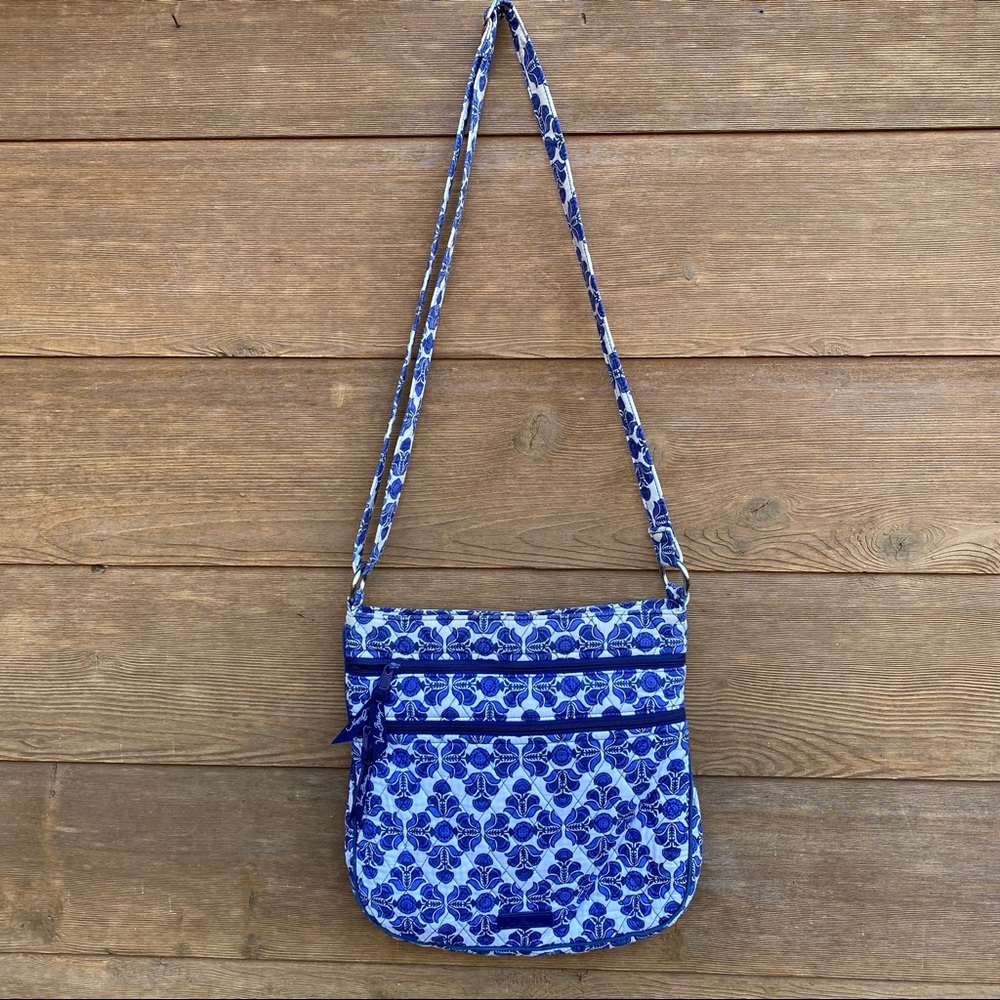 Vera Bradley Blue Floral Crossbody Bag